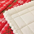 thumbnail image 5 of JoyMoreHome Christmas Sofa Cushion, Soft Cozy Insulation Flannel Mat, Easy to Maintain, for Livingroom, Bedroom, Sofa, Bed, 5 of 6