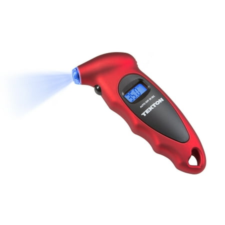 TEKTON Instant Read Digital Tire Gauge with Lighted Nozzle - 100 PSI |