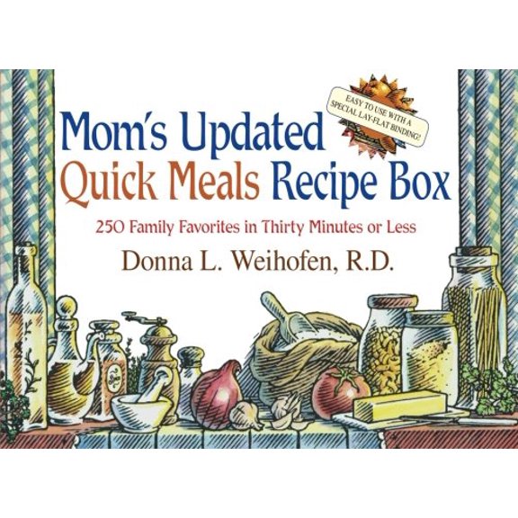 Pre-Owned Mom's Updated Quick Meals Recipe Box: 250 Family Favorites in Thirty Minutes or Less (Paperback) 1593373775 9781593373771