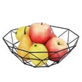 thumbnail image 5 of Frutero para encimera de cocina - Cesta de frutas para encimera de cocina - Fruteros negros estilo vintage - Mantiene las frutas y verduras frescas - 10,2 x 3., 5 of 5