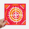 thumbnail image 1 of Target Mexico Totems Ancient Civilization Sticker Tags Wall Picture Laptop Decal Self adhesive, 1 of 1