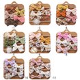 thumbnail image 3 of 5PCS Baby Girl Headbands and Bows, Newborn Infant Toddler Nylon Elastics Hairbands Hair Accessories, 3 of 5