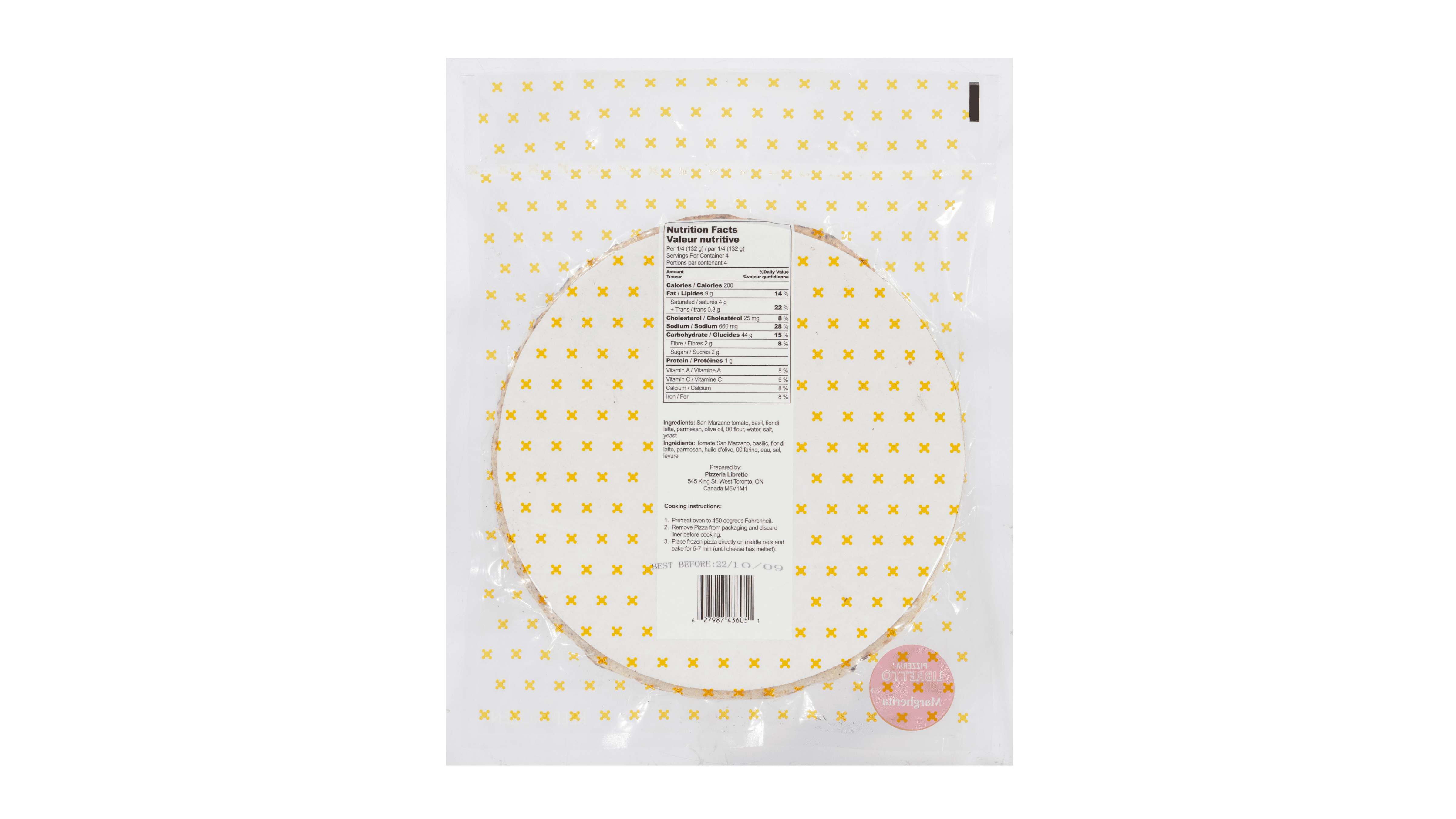 Pizzeria Libretto Margherita