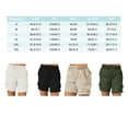 thumbnail image 3 of Qarigey Pantalones Cargo para mujer, pantalones cortos con bolsillos, cintura holgada, pantalones de verano, ropa de calle, moda para mujer, Prendas para la parte inferior del cuerpo Negro L Qarigey AP019237-09, 3 of 6