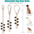 thumbnail image 3 of 2pcs Dog Doorbell, Adjustable Dog Bell For Door Potty Training Doorbells With Durable Cotton Rope, 3 of 5