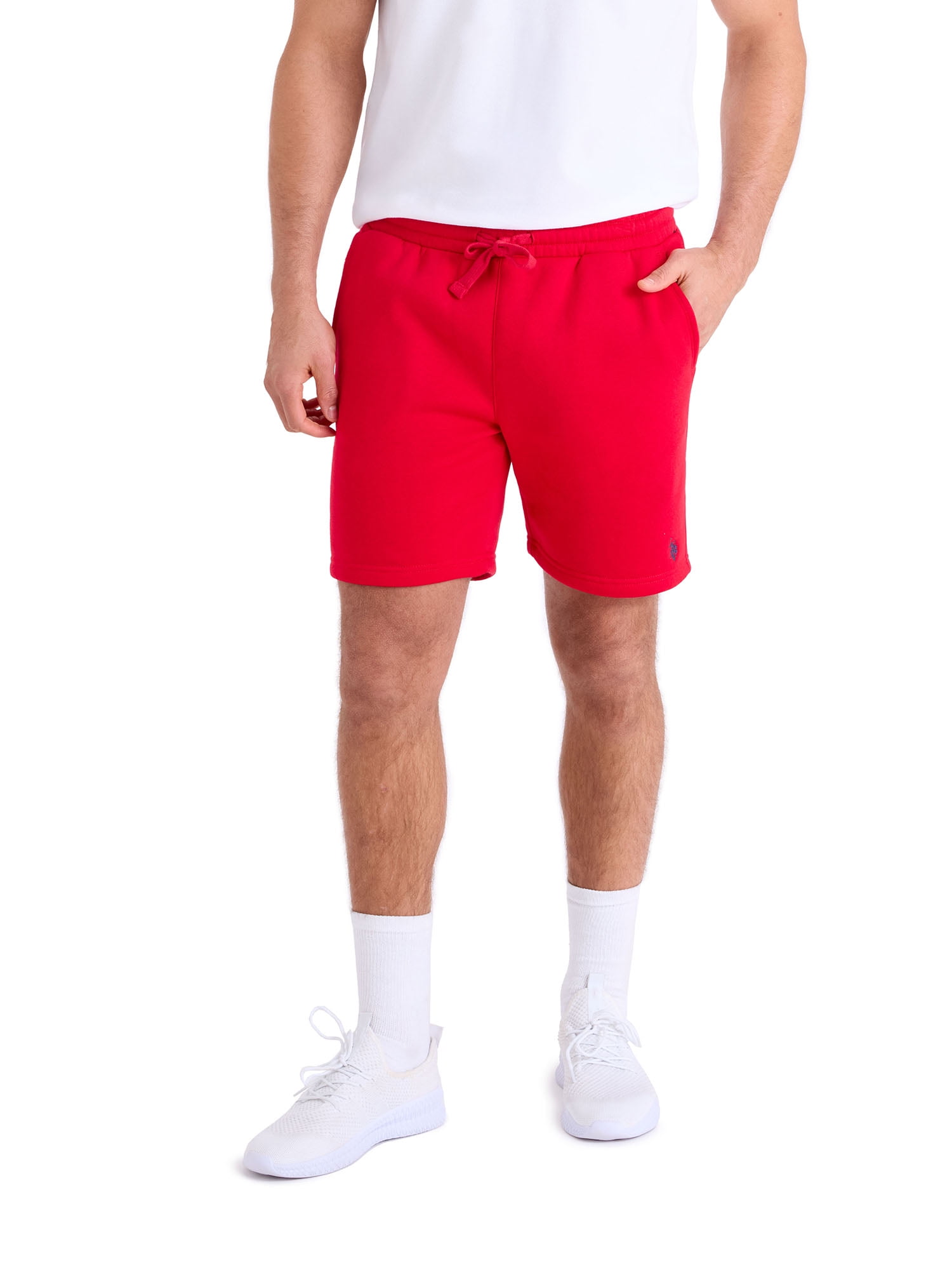 U.S. Polo Assn. Men's Fleece Short, 7" Inseam, Sizes XS-3XL