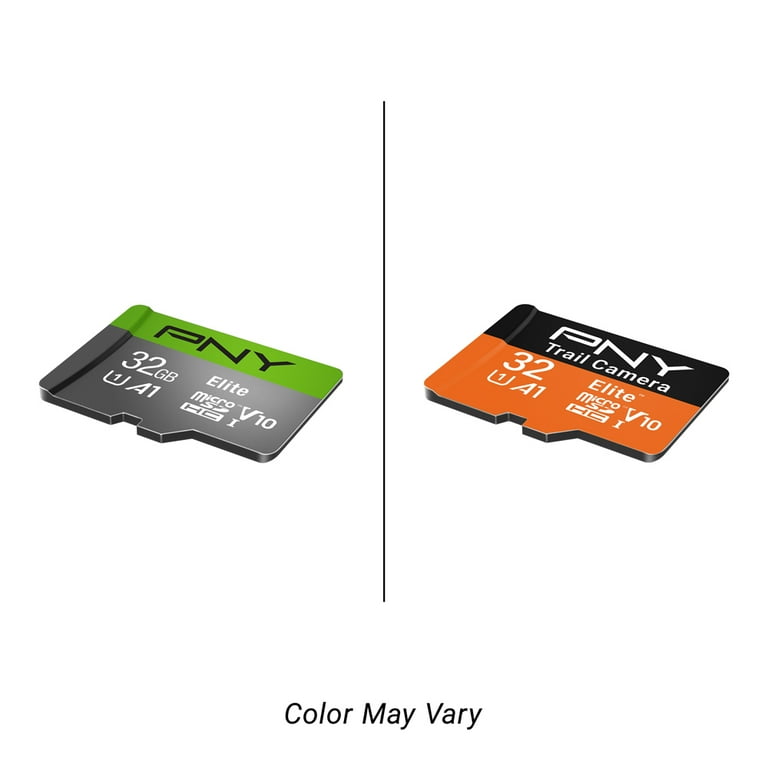 PNY 32GB Elite Class 10 U1 V10 A1 microSDHC Trail Camera Flash