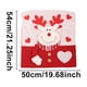 thumbnail image 3 of Doll Chair Cover Santa Table Stool Chair Back Fabric Decorations 3D, Santa Claus Table Chair Cover Stool Chair Back Cover, Christmas Fabric Decorations, Table Stool Chair Back Cover, for, 3 of 8