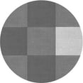 thumbnail image 1 of Ahgly Company Machine Washable Indoor Round Transitional Carbon Gray Area Rugs, 7' Round, 1 of 7