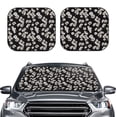 thumbnail image 2 of Balery Daisies Flowers Parasol para parabrisas de coche de 2 piezas | Parasol plegable para parabrisas delantero de coche para la mayoría de sedanes-Large, 2 of 6