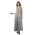 thumbnail image 2 of Moomaya Summer Outfits Rayon Printed Womens Dresses Casual Wear Ladies Clothing, 2 of 6