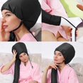 thumbnail image 4 of HAHDAXIA Upgraded Net Plopping Cap with Drawstring for Drying Curly Hair, Net Popping Cap for Drying Curly Hair, Adjustable Hair Drying Hoods Net Plopping Bonnet for Drying Curly Hair Net Plo, 4 of 7