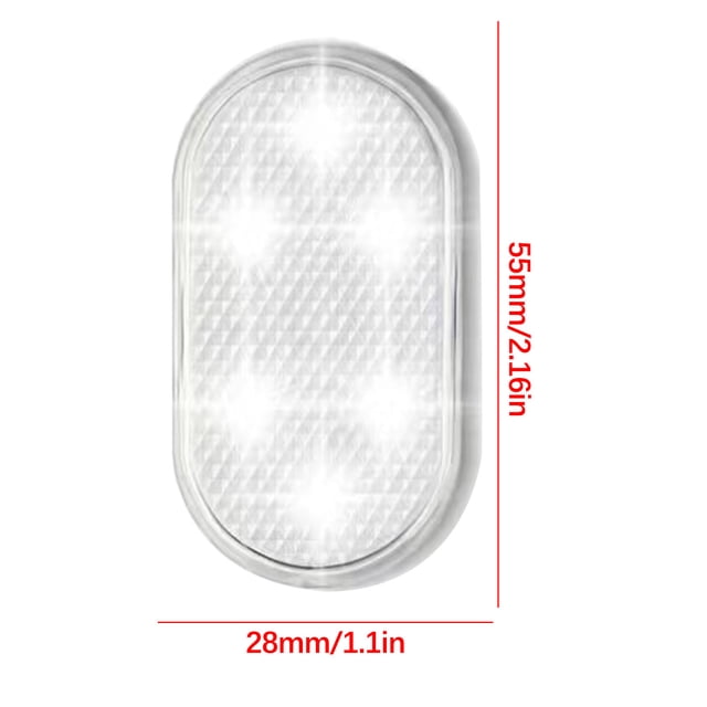 Car Led Lights Interior Wireless Car Interior Led Lights Atmosphere Lights Touch-Sensitive Wiring-Free Lighting Car Lighting Wireless Car Modification Decoration
