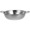 thumbnail image 2 of KAKOWELY Hot Pot with Divider Stainless Steel Hot Pot Divided Hot Pot Pan Household Hot Pot Stock Pot,11.02"X11.02"X3.15", 2 of 5