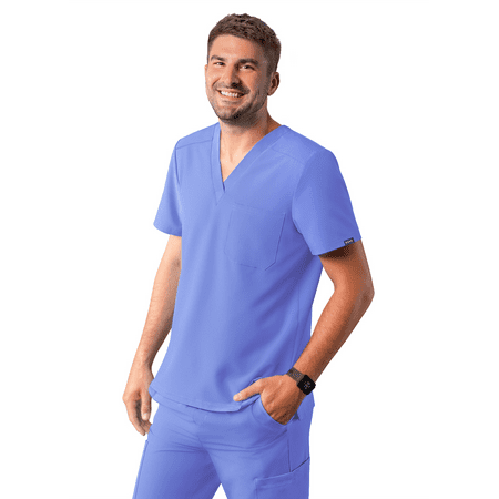 

Adar Addition Scrubs For Men - Classic V-Neck Scrub Top