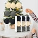 thumbnail image 5 of Adornos de árbol de Navidad flocados - Bolas de plástico de 3,1 pulgadas en pack de 9 con cuerda colgante para decoración navideña, 5 of 5