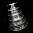 thumbnail image 4 of Fashion Cupcake Holder with Metal Base PET Versatile Dessert Stand for Showcasing Cake on Special Occasion, 4 of 9