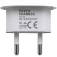 thumbnail image 3 of 20W Fast Charger with Cable, 2-Pack, White, Compatible with iPhone, 3 of 3