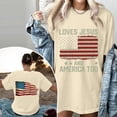 thumbnail image 6 of Icvfdpl Women'S Fashion Casual America July 68Th Anniversary Flag Printed Round Neck Short Sleeve Loose Top T Shirt Trendy Female Outwear, 6 of 7
