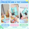 thumbnail image 3 of YCFUN Real Suction Kids Vacuum Cleaner Toy, Toy Cleaning Set with Ball Popping & 5 Accessories, Housekeeping Gift for Toddlers, 3 of 7
