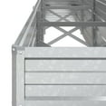 thumbnail image 4 of vidaXL Garden Raised Bed 320x40x45 cm Galvanized Steel Silver, 4 of 4