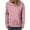 01-Pink, variant on BiZtdJrK V Neck Waffle Sweatshirt Women Lapel Collar Long Sleeve Pullover Tops Lightweight Comfy Fall Loungewear Pink L
