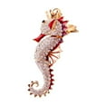 thumbnail image 4 of HOMEMAXS Sea Horse Keychain Pendant Fashion Alloy Red for Decoration Lightweight Durable 1pc, 4 of 8
