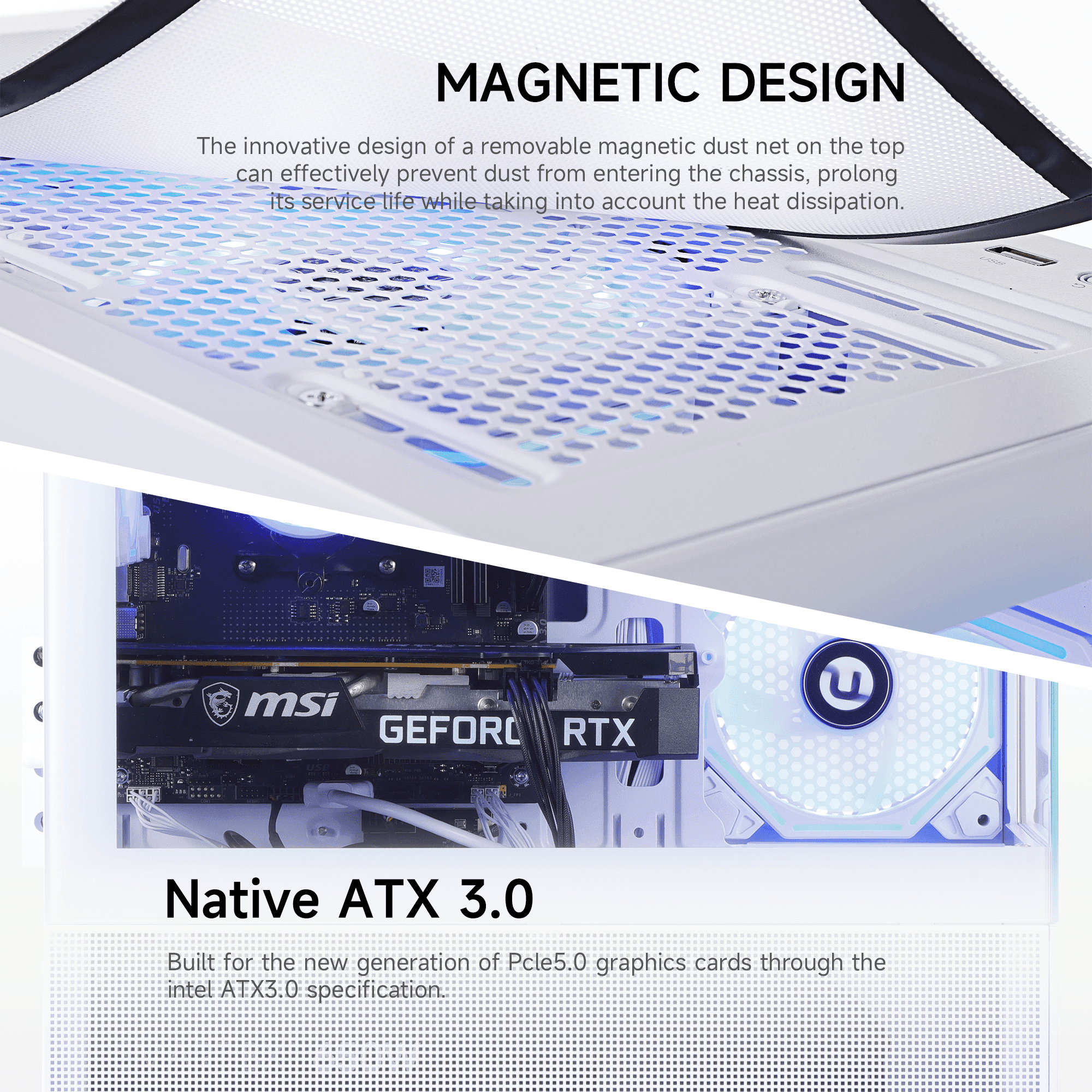 Ningmei Gaming PC Desktop Ryzen7 5700X RTX 5060 32GB DDR4 1TB SSD