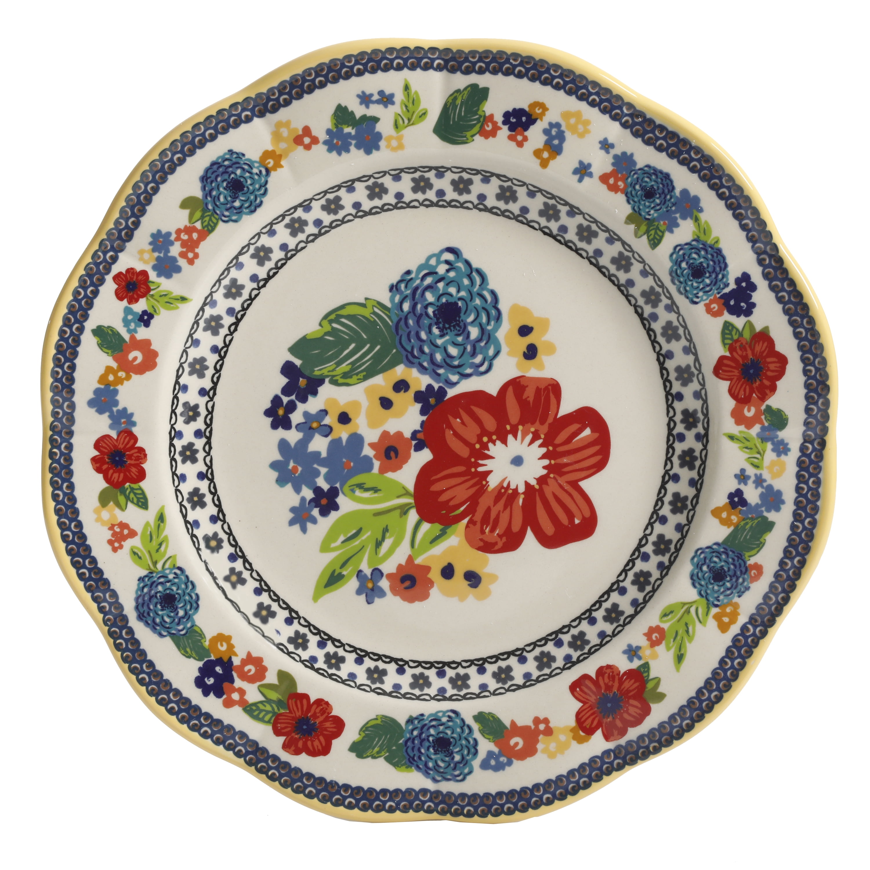 The Pioneer Woman Dazzling Dahlias Ceramic Nonstick 10-Piece