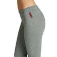 thumbnail image 3 of Women & Juniors Active Workout Fitness Stretch Comfy Lounge Flare Fit Yoga Pants (H GREY , M), 3 of 3