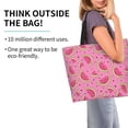 thumbnail image 2 of Balery Watermelon Bolsa Tote Estilo Estético con Cremalleras, Bolsa de Hombro, Bolsa de Compras Grande y Plegable, 2 of 7