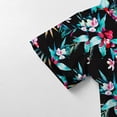 thumbnail image 4 of Tranfacy Unisex Kids 2-15 Years Summer Shirt Short Sleeve Collared Hawaiian Print Pocket Casual Tops, 4 of 4
