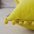 thumbnail image 2 of Funda de cojín de 2 piezas de terciopelo de estilo nórdico (amarillo 50*30 cm), 2 of 4