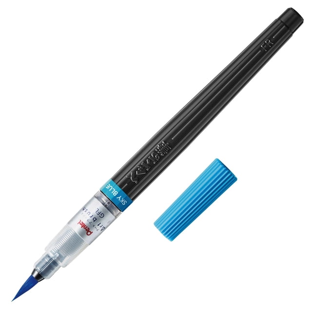 Pincel Artístico Pentel Color Fude XGFL-110 Azul Celeste