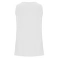 thumbnail image 4 of Frnrwgo Womens Tank Tops, Round Neck Casual Vest, Solid Color Fashion Pullover Shirt, 4 of 6