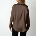 thumbnail image 4 of Dgankt Shirts for Women Casual Comfortable Long Sleeved ButtonTop Blouse,Size S-2XL, 4 of 6