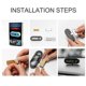 thumbnail image 5 of 2025 Latest Model Mini Electronic Car Clock Watch Car Clock Luminous Thermometer, 5 of 5