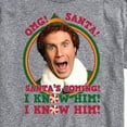 thumbnail image 3 of ELF - Omg Santa I Know Him - Men's Short Sleeve Graphic T-Shirt, 3 of 5