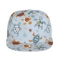 thumbnail image 2 of Haiem Sea Turtle Classic Snapback Cap Flat Bill Hat Baseball Cap Adjustable Size Cotton Dad Hat, 2 of 9