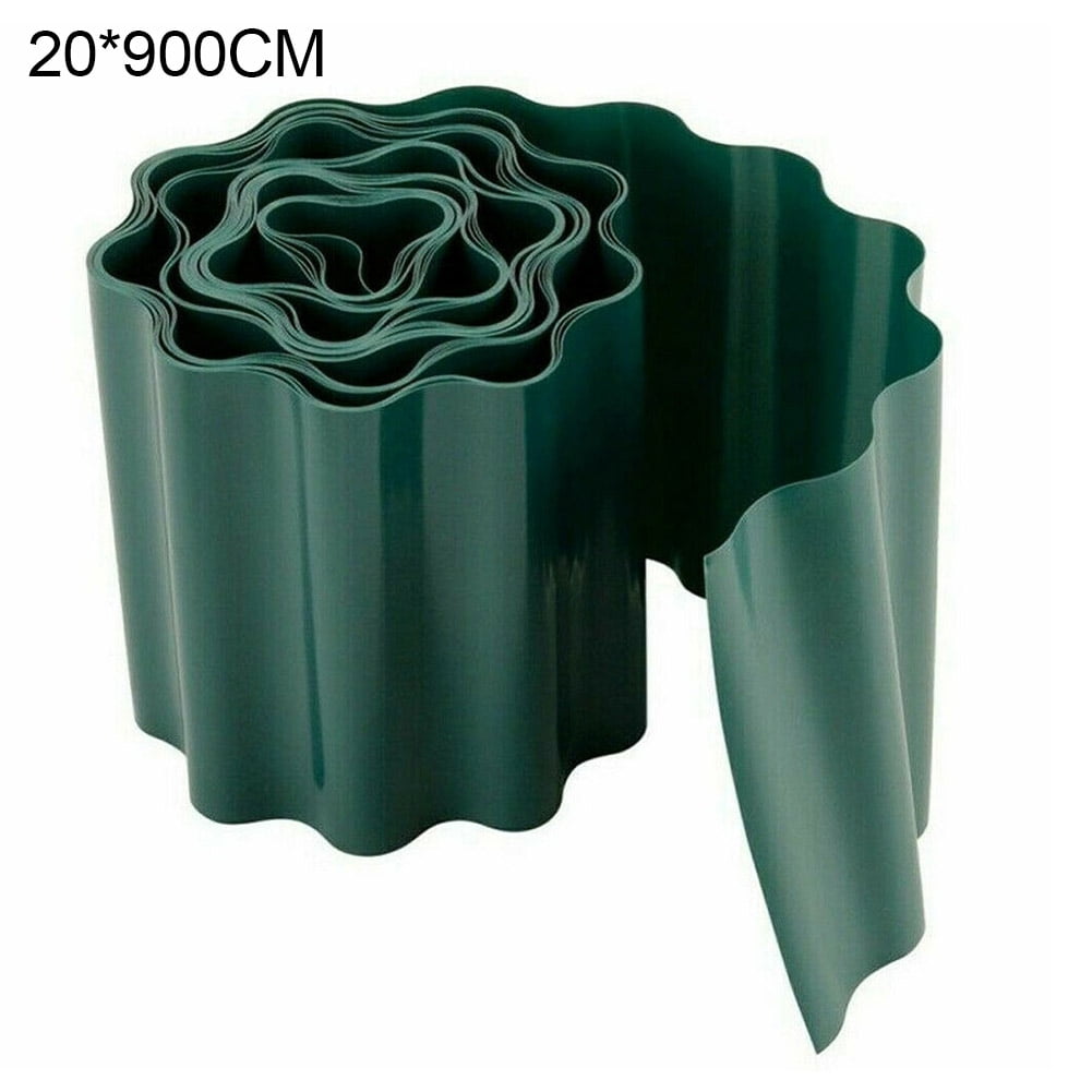 SPRING PARK 10/15/20cm Garden Plastic Fence Edging, Garden Decorative Edging Fence, Faux Brick Landscape Fencing for Patios Gardens Landscape Walkways