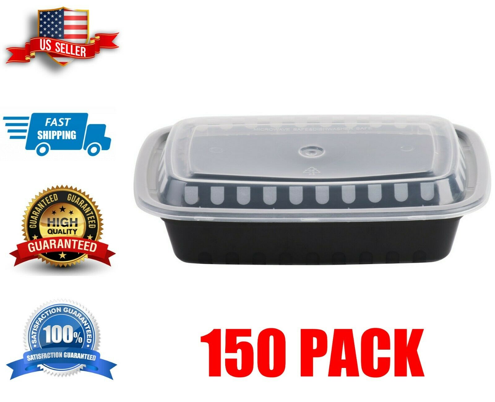 DART C53PST1 OPS 5 Inch Clear Hinged Container – Case Of 500, Leak-Resistant, 13.8 Fl Oz