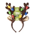 thumbnail image 3 of Lotsa Lites 6041555 LED Antlers Headband - Pack of 24, 3 of 3
