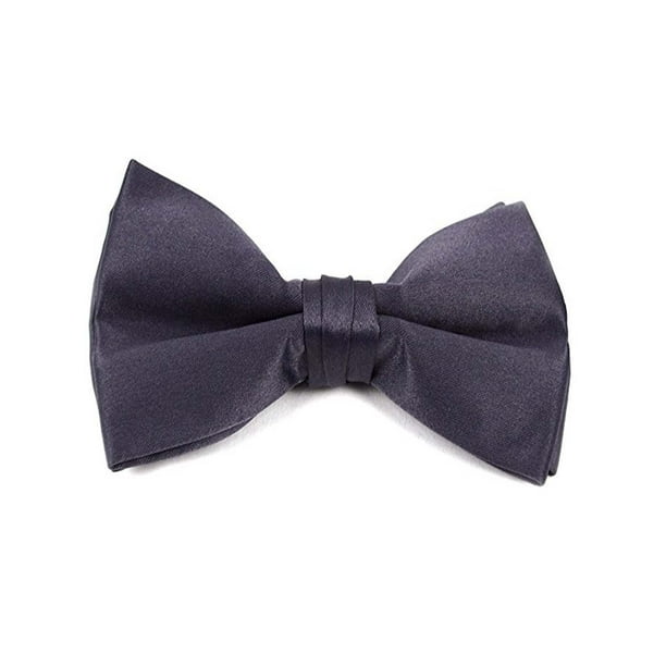 Boxed Gifts Boy's Poly Satin Banded Clip On Bow Ties