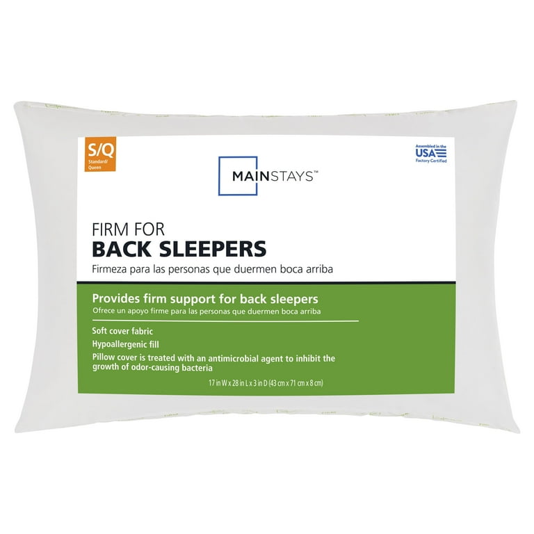 Firm back pillow online