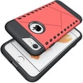 thumbnail image 3 of Nakedcellphone Case for iPhone 8 / iPhone 7, Tough Rugged Anti-Shock Cover - Matte Rose, 3 of 8