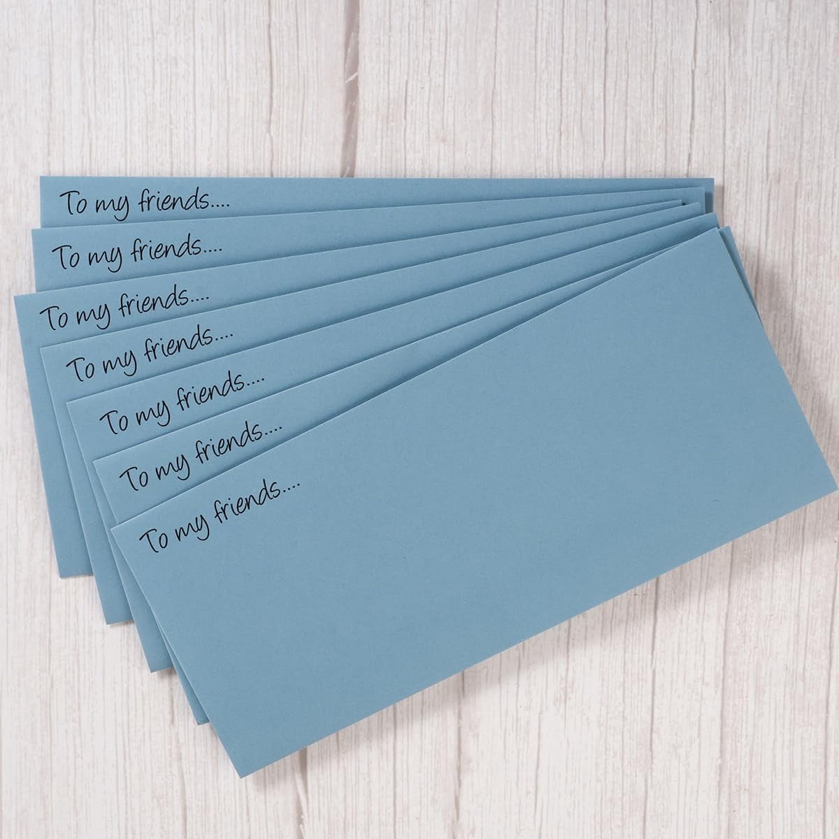 50 Pack #10 Business Envelopes Self Seal 4x9 Standard Envelopes for Business, Invoices, Letter Mailing, 4 1/8 x 9 1/2 Inches (Dusty-Blue, 4.13 x 9.49)