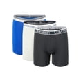 thumbnail image 2 of Calvin Klein Men's Cotton Stretch 3-Pack Boxer Brief Blue/Black/Grey Small, 2 of 2