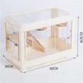thumbnail image 2 of Hamster cage acrylic landscape villa with elevated foot pads, 2 of 7