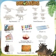 thumbnail image 4 of LNGOOR Kids Arts Crafts Set Dinosaur Toys Creative Painting Kit Figurines For Boys And Girls Christmas Birthday Gifts  Thanksgiving Day Gifts  Fun Activity Toys For Creative Expression, 4 of 6