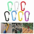 thumbnail image 6 of Multi-Use Carabiner Clips Carabiner Spring Clip D-Shape Clip Keyring Carabiner Hook for Hammocks Camping Hiking Fishing, 6 of 10